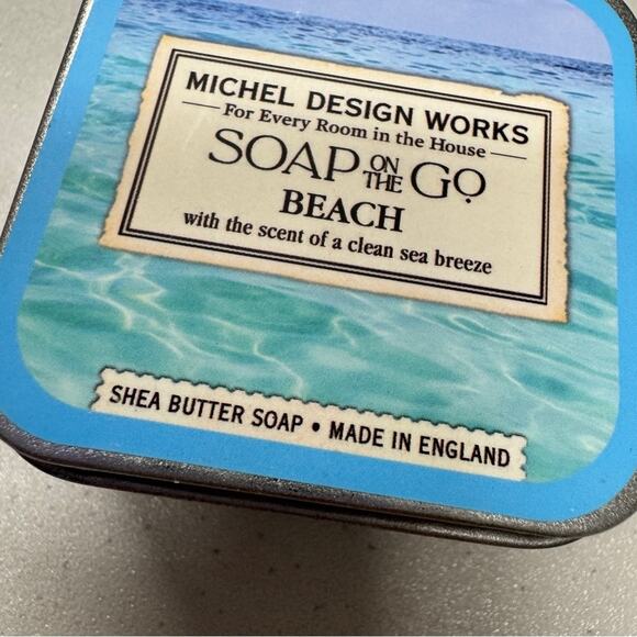 Michel Design Works Soap On The Go Travel Soap Tin 8 Bars - Picture 2 of 6